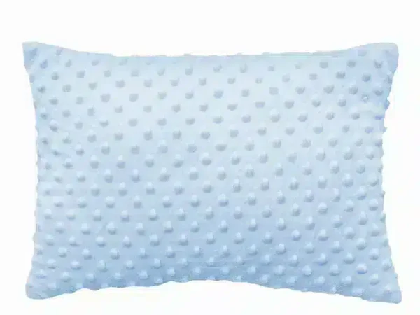 Poduszka płaska 50x60x3 cm z MINKY Błękitna