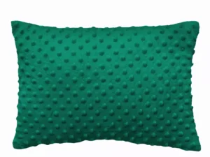 Poduszka płaska 50x60x3 cm z MINKY Butelkowa Zieleń