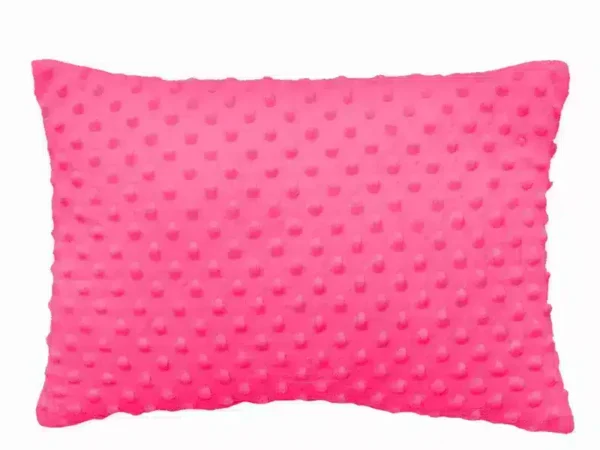 Poduszka płaska 50x60x3 cm z MINKY Fuksja