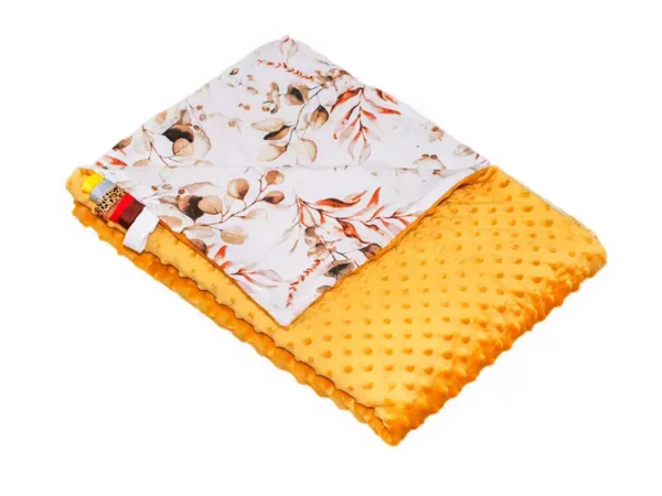 Kocyk MINKY bawełna Eukaliptus Miód