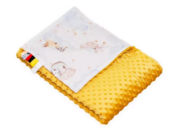 Kocyk MINKY bawełna Nocka Miód