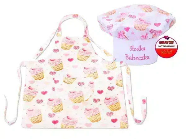 KOMPLET "MAŁEGO KUCHARZA" WZÓR BABECZKI