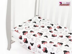 Pościel do łóżeczka 90x120 wzór myszka miki