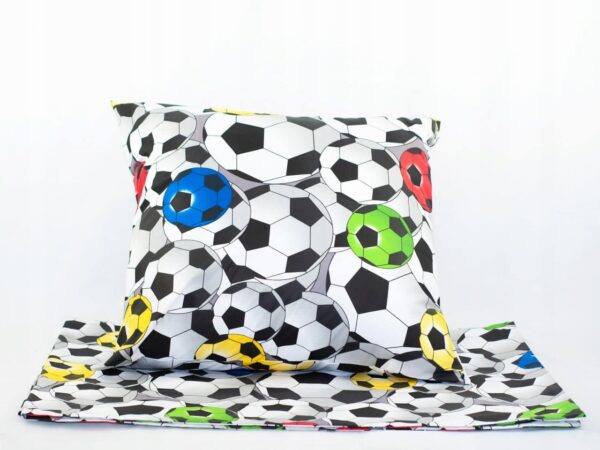 Pościel do łóżeczka 90x120 wzór piłka