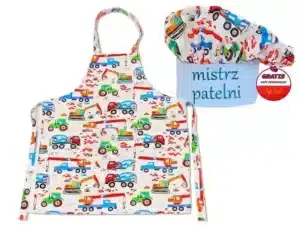 KOMPLET "MAŁEGO KUCHARZA" WZÓR KOPARKI