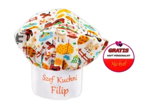 Czapka kucharska personalizowana HAFT Farma