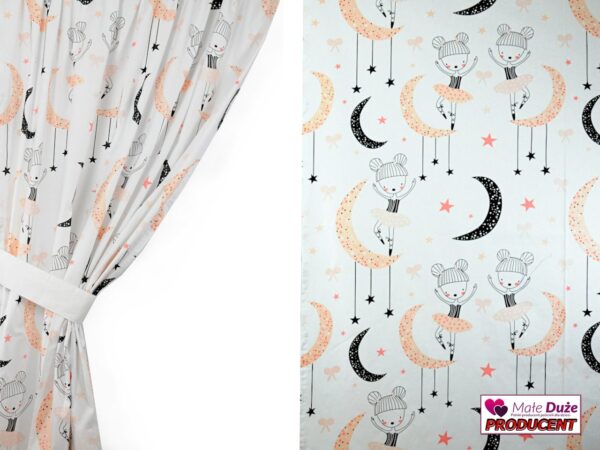 Zasłony do pokoju dziecka Baletnica Duża