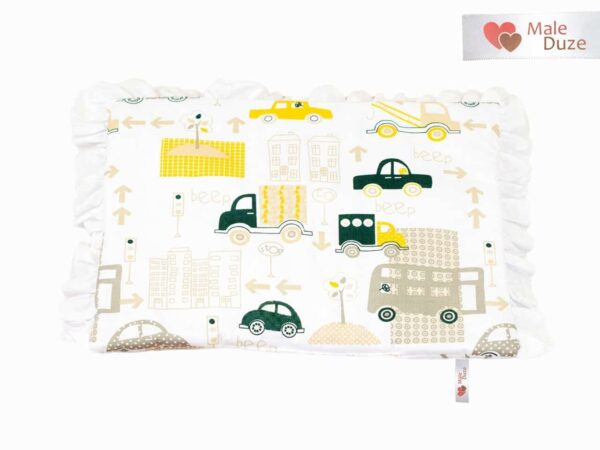 POSZEWKA z falbanką na poduszkę 70x80 dla dziecka