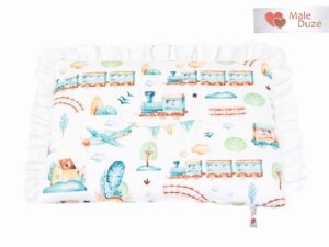 POSZEWKA z falbanką na poduszkę 70x80 dla dziecka