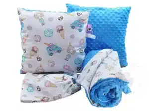 POŚCIEL DO PRZEDSZKOLA -wzór turkus lody