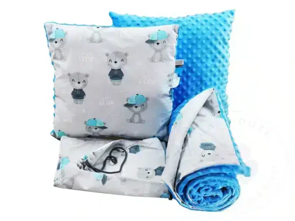 Pościel do przedszkola miś boy 100x135 bawełniana