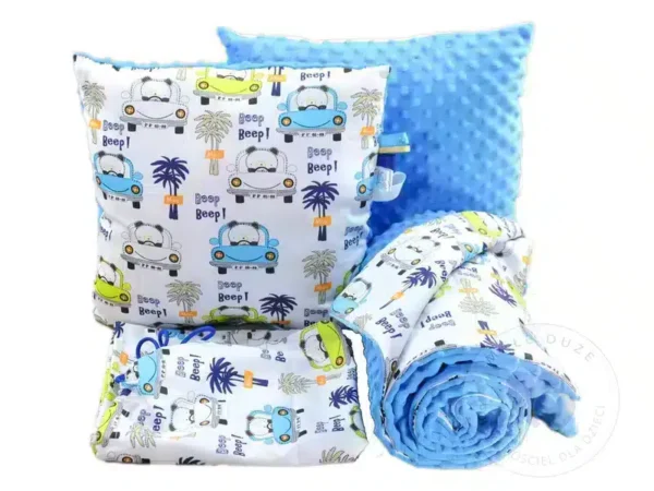 Pościel do przedszkola panda szara 100x135 bawełniana