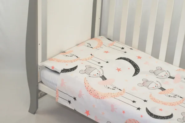 KOMPLET POŚCIELI BAWEŁNIANEJ wzór baletnica duża