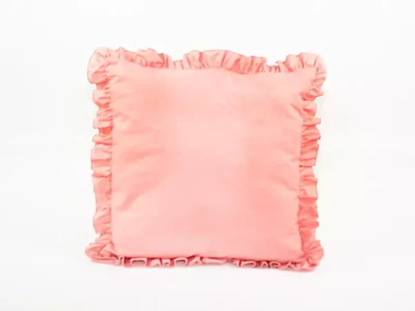 POSZEWKA z falbankami na poduszkę 40x40 bawełniana