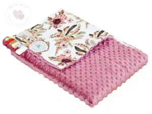 Kocyk MINKY bawełna retro łapacz snów