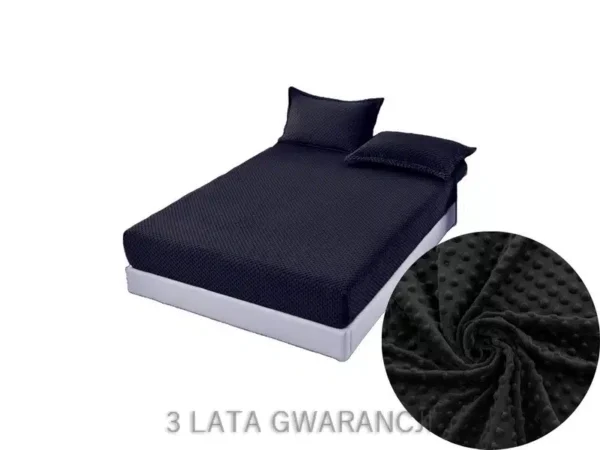 Prześcieradło MINKY CZARNE