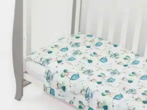 KOMPLET POŚCIELI BAWEŁNIANEJ wzór filiżanka