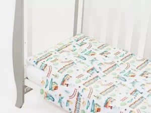 KOMPLET POŚCIELI BAWEŁNIANEJ 100X160 WZÓR CIUCHCIA