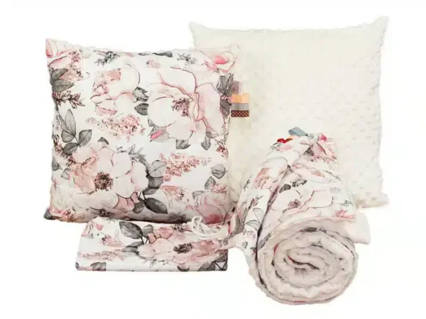 Pościel do przedszkola peonia 100x135 bawełniana