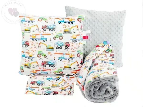 Pościel do przedszkola koparki 100x135 bawełniana