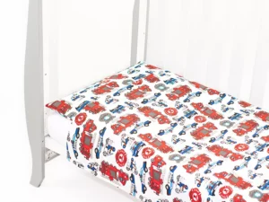 KOMPLET POŚCIELI BAWEŁNIANEJ 100X160 wzór straż