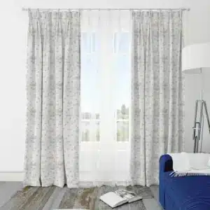 Zasłony do pokoju dziecka białe łabędzie