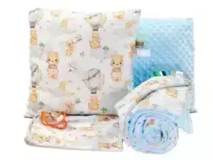 POŚCIEL DO PRZEDSZKOLA wzór błękit balon