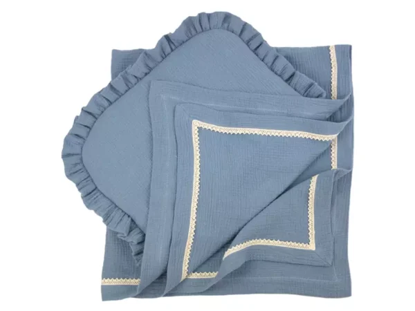 komplet poscieli muslin szaroniebieski 2