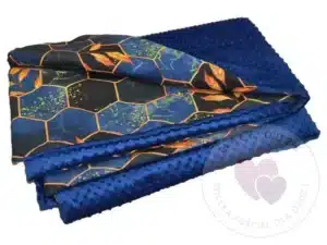 Kocyk  MINKY wzór navi plaster miodu