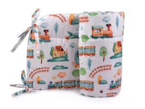 Ochraniacz do łóżeczka 30x180cm bawełniany Ciuchcia