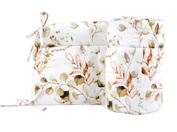 Ochraniacz do łóżeczka 30x180cm bawełniany Eukaliptus