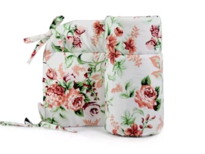 Ochraniacz do łóżeczka 30x180cm bawełniany Pudrowa Róża