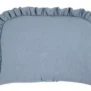 poduszka muslinowa szaroniebieska 1