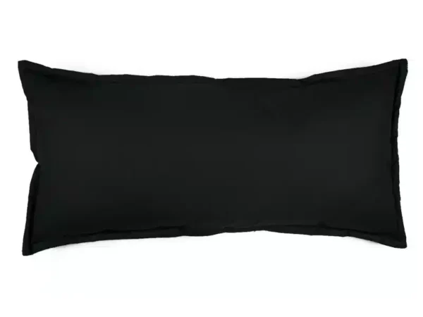 Poduszka wałek 38x70cm czarna