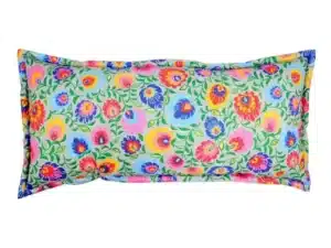 Poduszka wałek 38x70cm wzór Łowicz szary