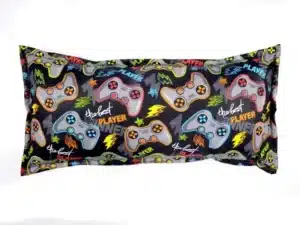 Poduszka wałek 38x70cm wzór game