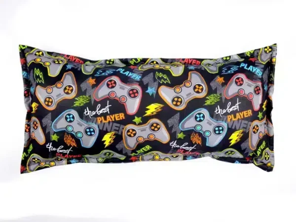 Poduszka wałek 38x70cm wzór game