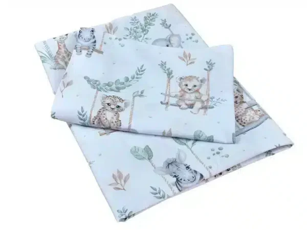 Pościel do łóżeczka 100x135 wzór huśtawka