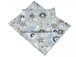 KOMPLET POŚCIELI BAWEŁNIANEJ  140X200 wzór ślimaki