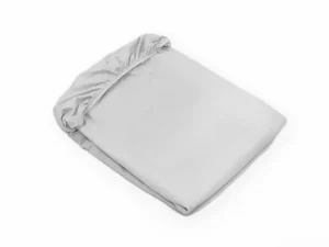 PRZEŚCIERADŁO BAWEŁNIANE Z GUMKĄ wzór szare