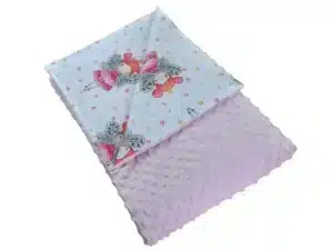 Kocyk  MINKY bawełna róż wróżka