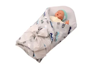 Rożek becik niemowlęcy usztywniony prosty Zając w Aucie