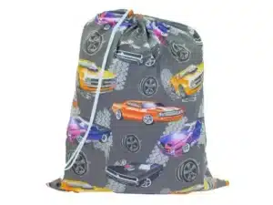 Worek bawełniany -samochód czarny