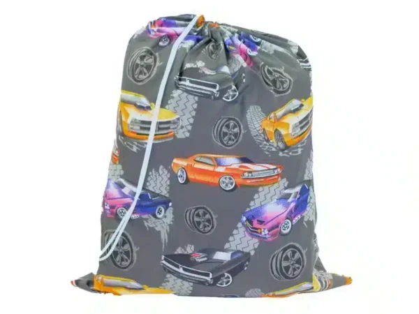 Worek bawełniany -samochód czarny