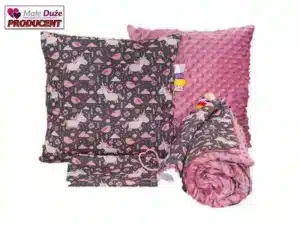 POŚCIEL DO PRZEDSZKOLA wzór retro-brąz konik