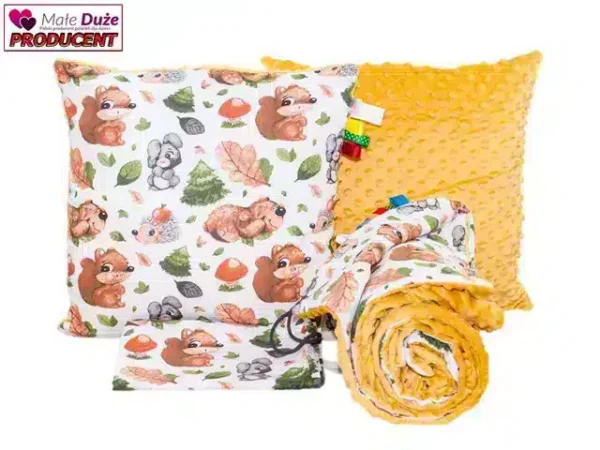 Pościel do przedszkola zwierzaki 100x135 bawełniana