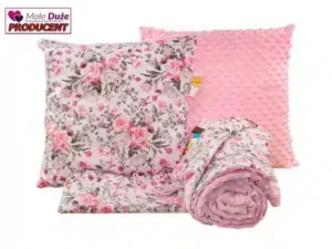 POŚCIEL DO PRZEDSZKOLA wzór róż różowa róża