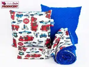 POŚCIEL DO PRZEDSZKOLA wzór chaber-strażak