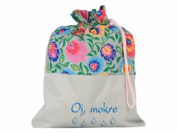 Worek na mokre ubrania Oj, mokre Łowicz Szary