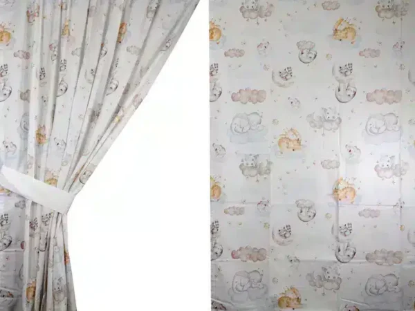 Zasłony do pokoju dziecka Nocka